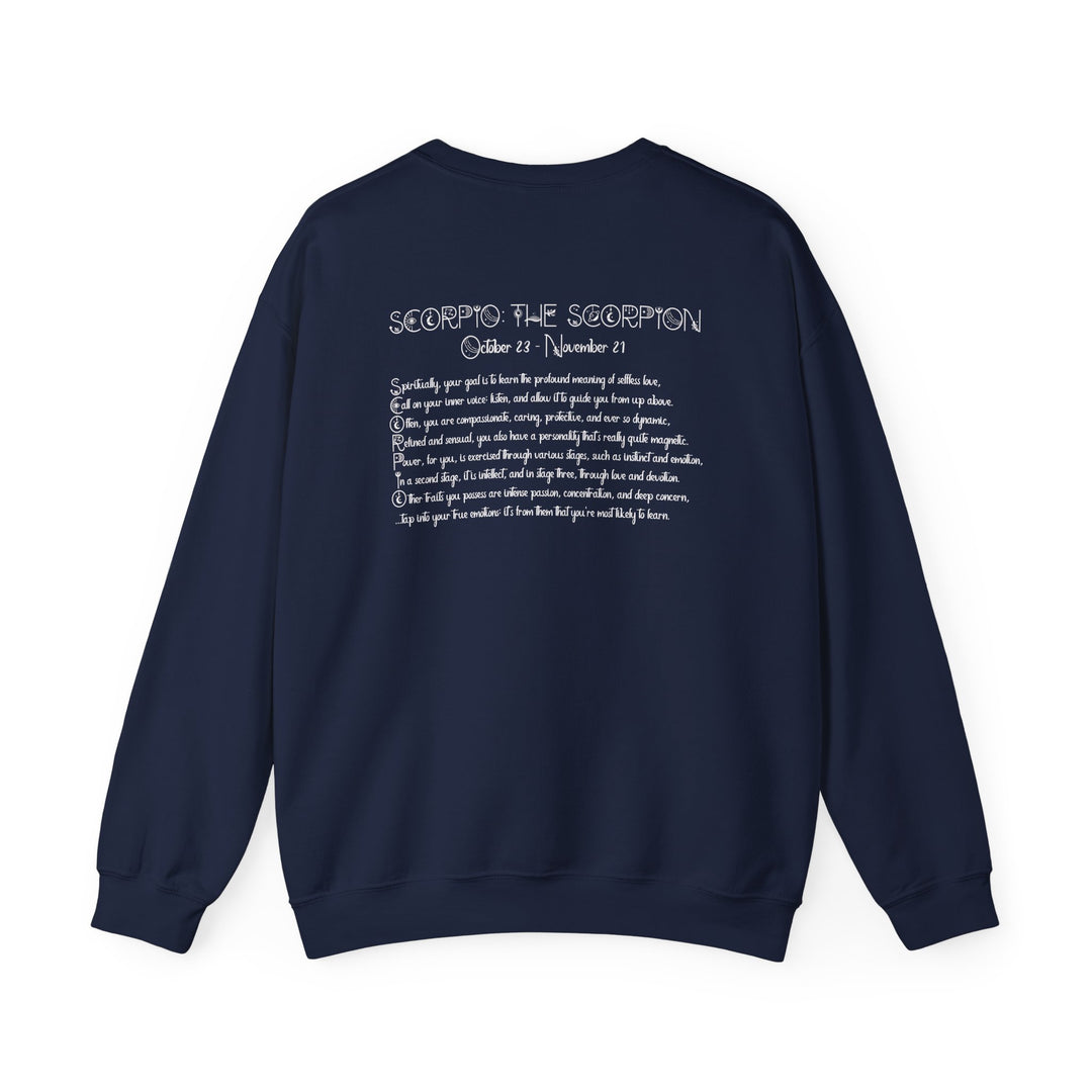 Scorpio Acrostic Poem Astrology Sweatshirt - Unisex