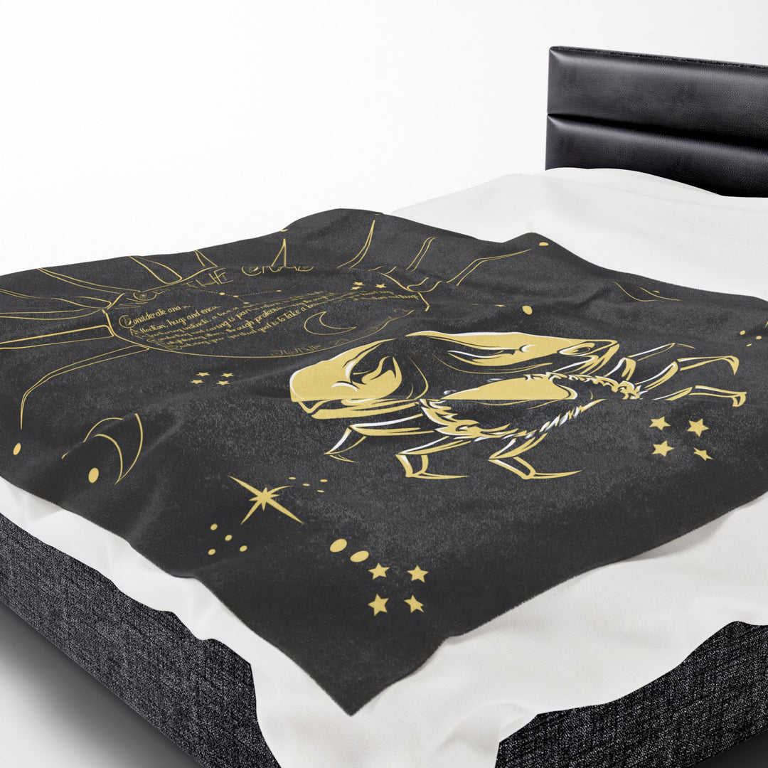 Cancer Acrostic Poem Velveteen Blanket