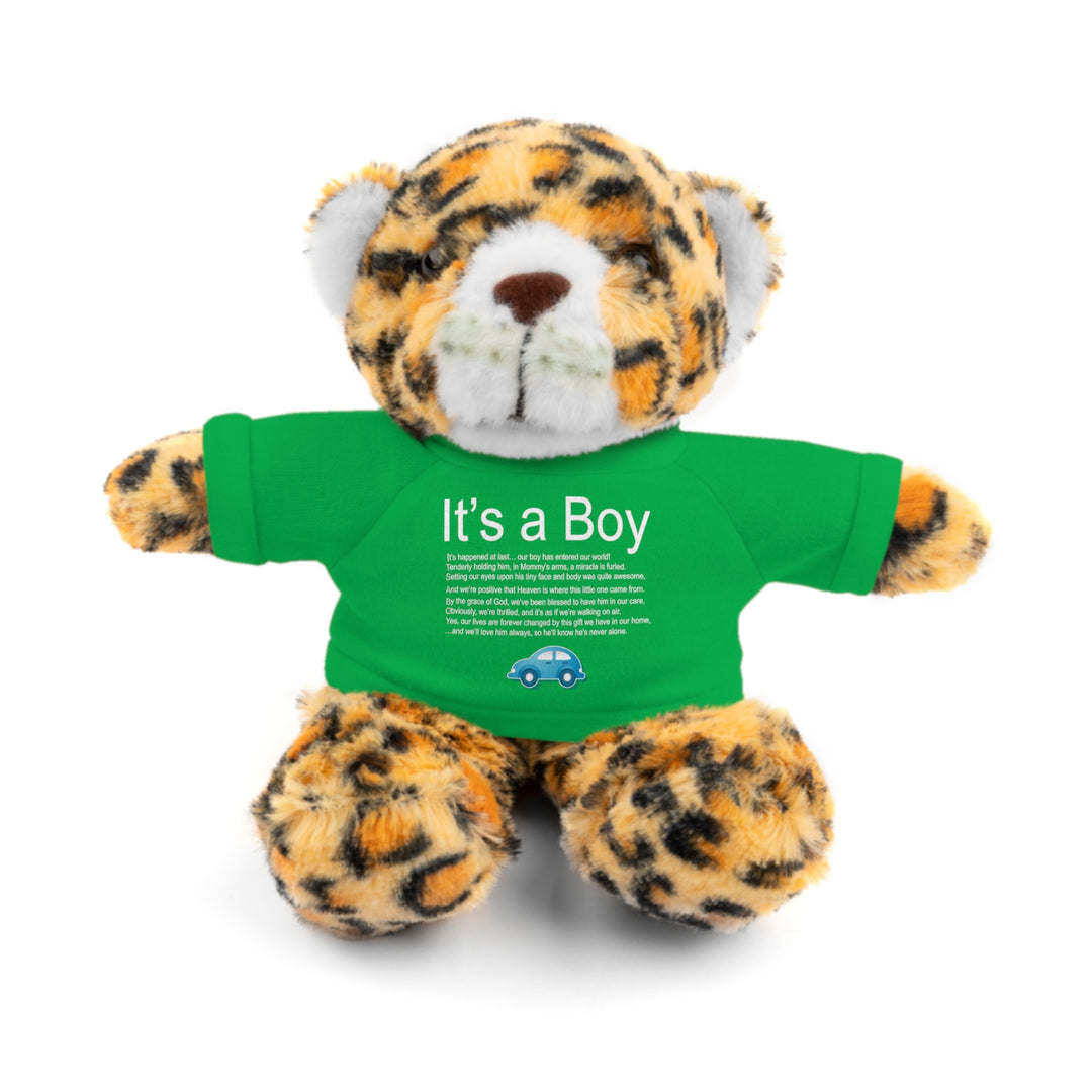 It's a Boy Acrostic Poem Stuffed Animal Collection with T-Shirt - Car
