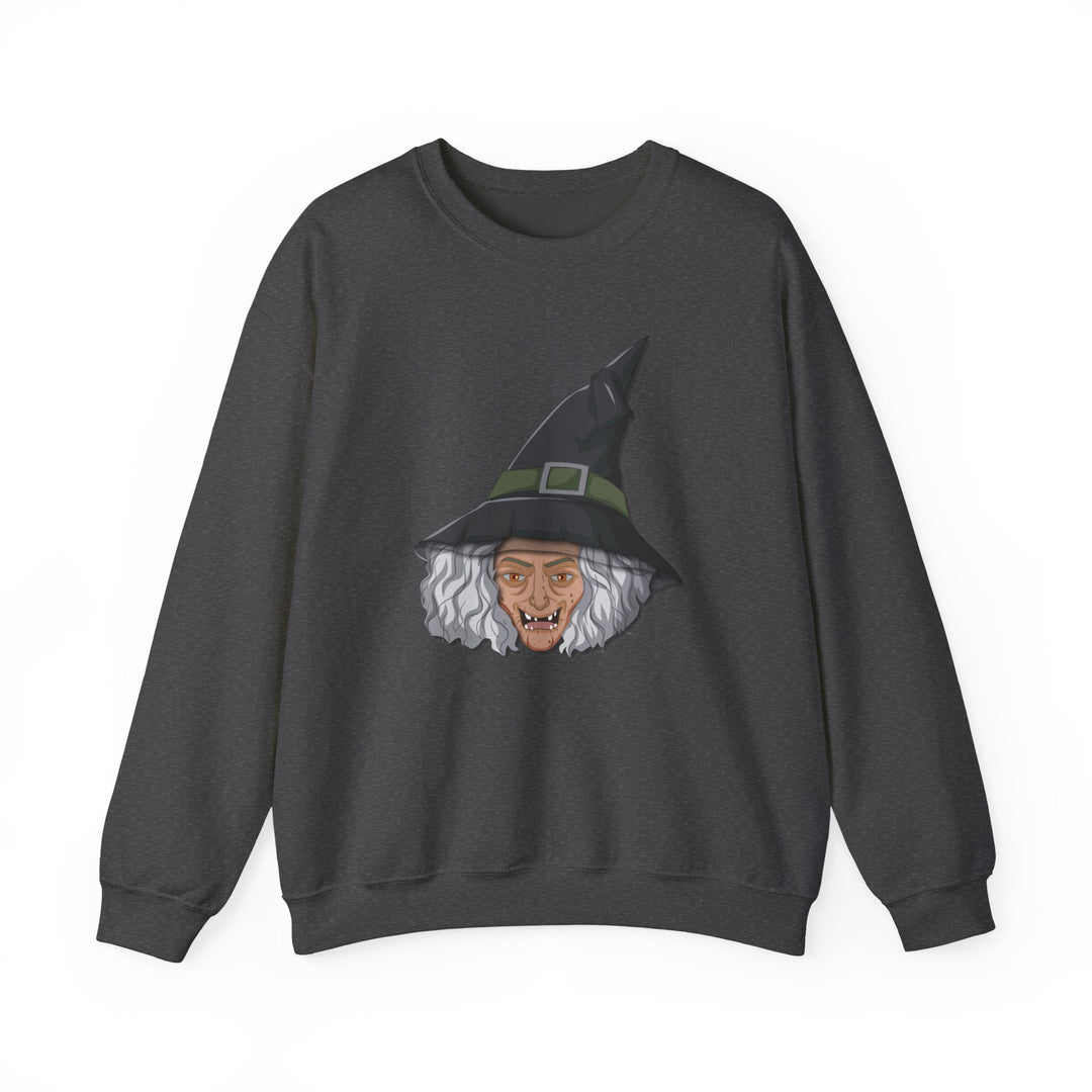 Happy Halloween Acrostic Poem Sweatshirt -  Old Witch