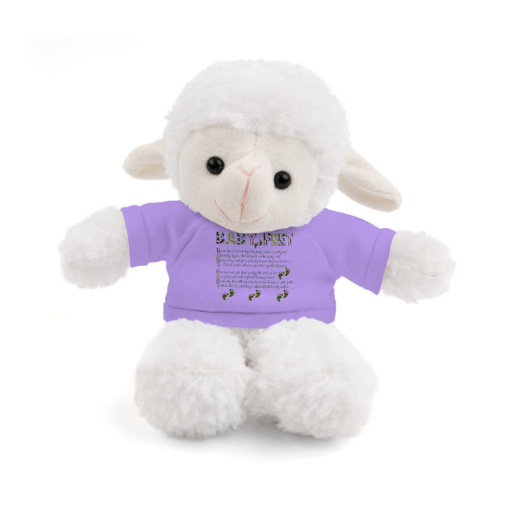 Baby Feet Acrostic Poem Stuffed Animal Collection with T-Shirt - Camo