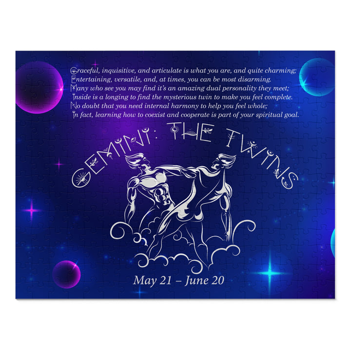 Gemni Acrostic Poem Puzzle - Tin Box