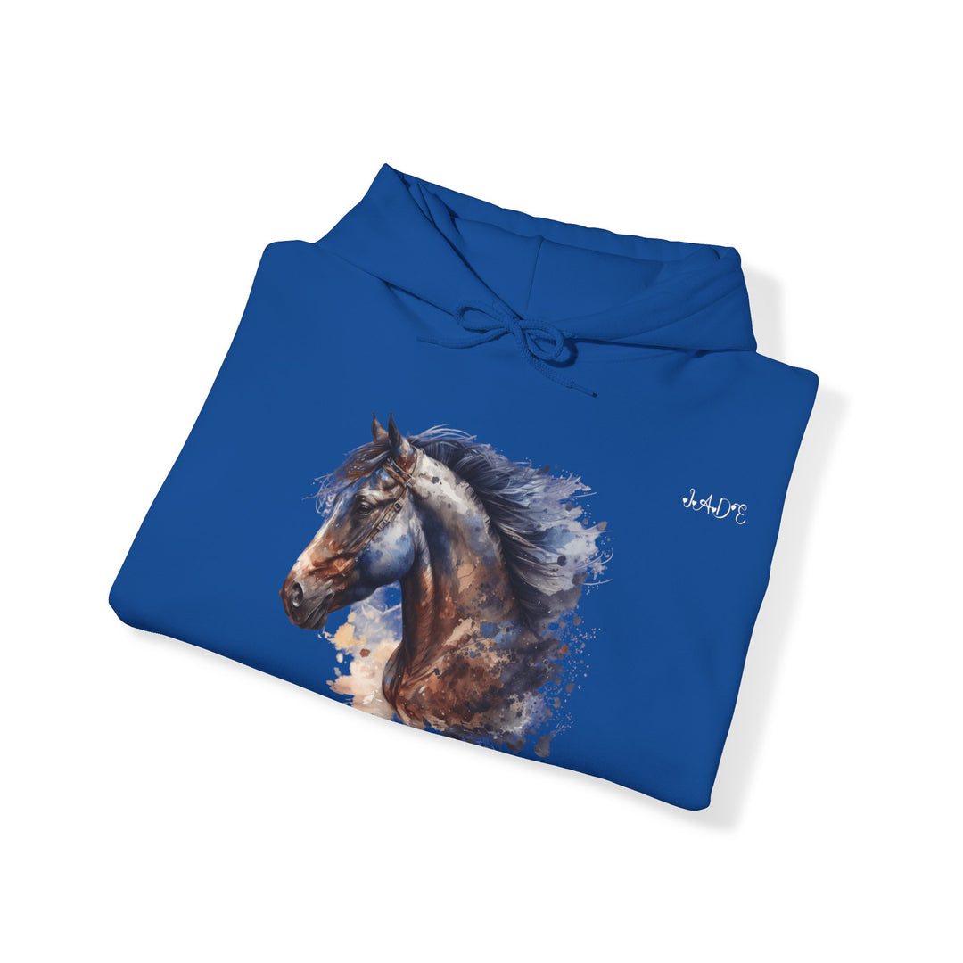 Namesakes, Personalized Acrostic Name Hoodie with Horse Graphic