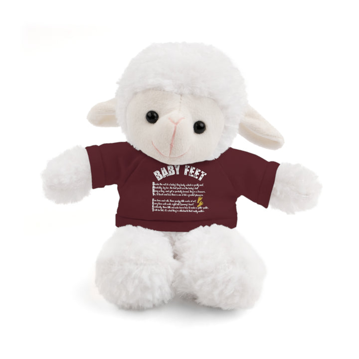 Baby Steps Stuffed Animals with Tee - Baby Feet - Gold Footprints