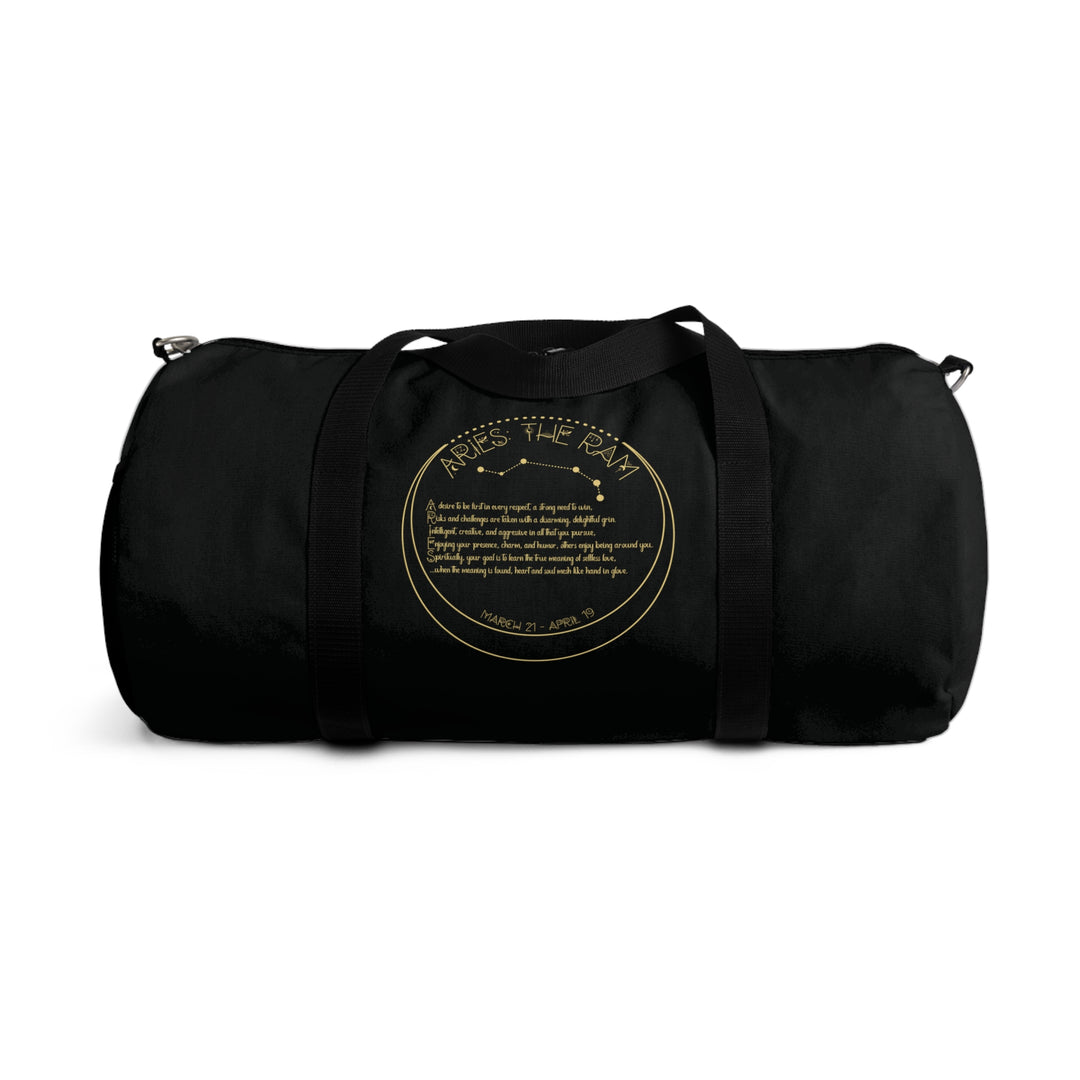 Aries Acrostic Poem Duffel Bag