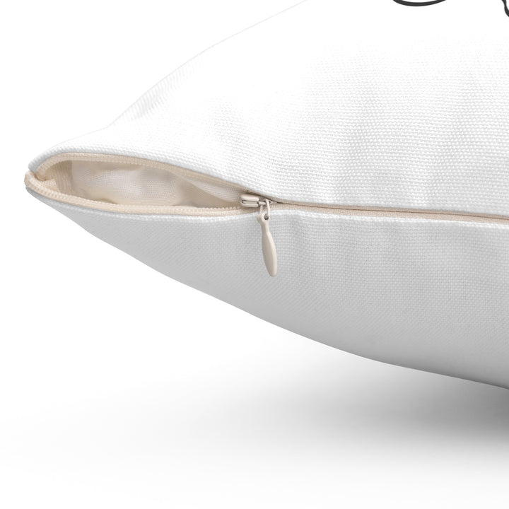 FIX TEXT "A Baby is Born" Acrostic Poem Pillow - White