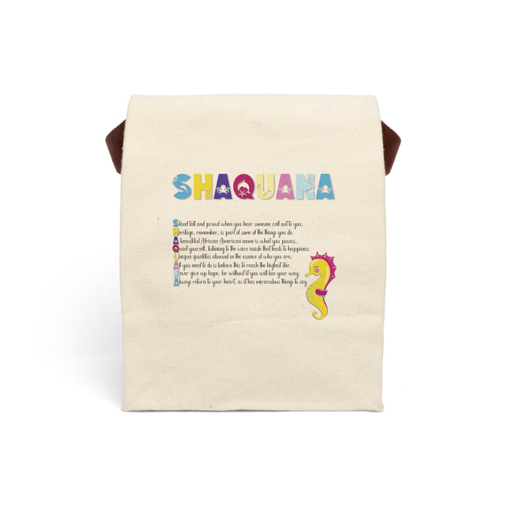 Namesakes Canvas Lunch Bag With Strap