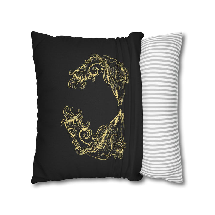 Pisces Acrostic Poem Square Pillow Cover