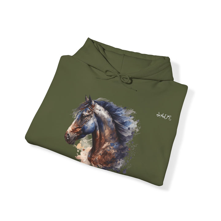 Namesakes, Personalized Acrostic Name Hoodie with Horse Graphic