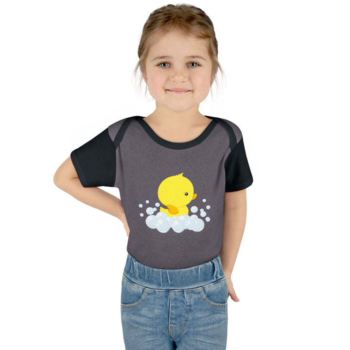 Baby Steps "It's a Boy" Acrostic Poem Bodysuit - Ducky Design