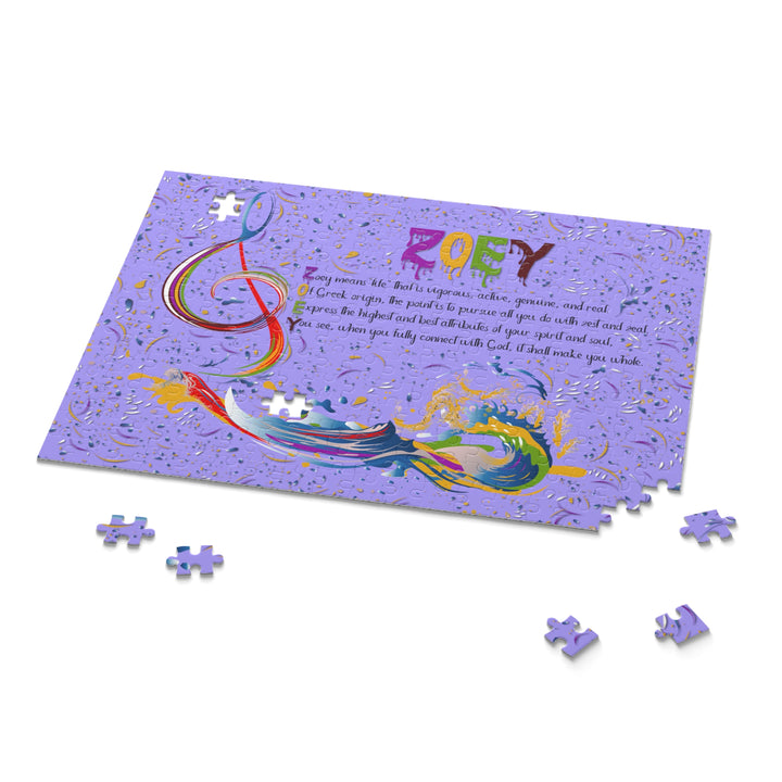Namesakes Personalized Acrostic Poem Puzzle - Musical Note Design