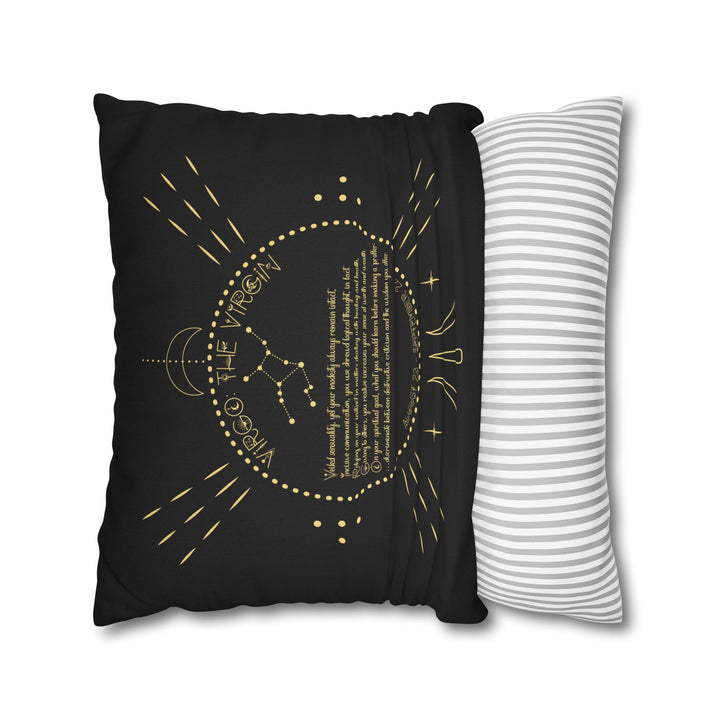 Virgo Acrostic Poem Pillow Cover