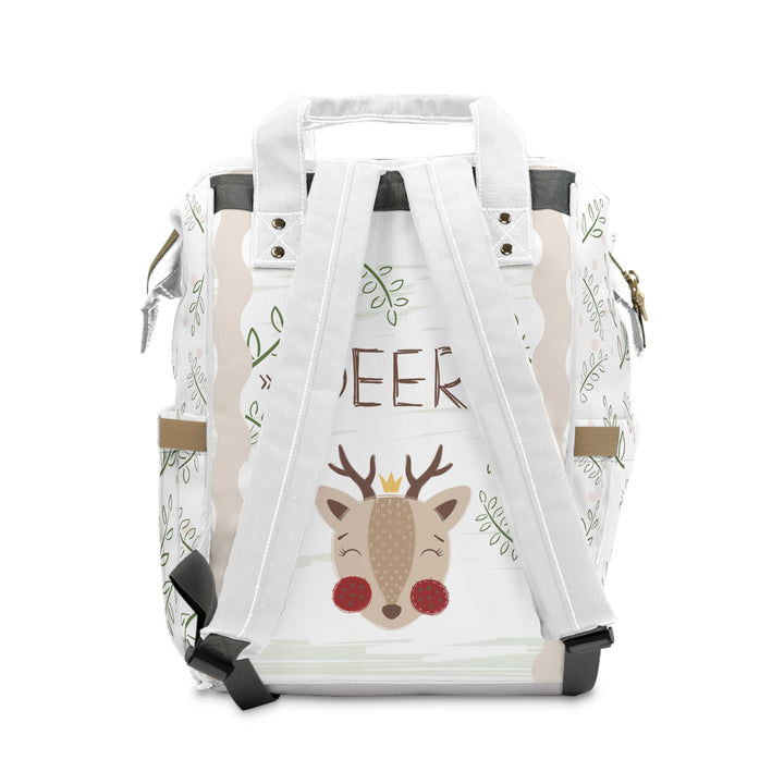 Baby Steps Multifunctional Diaper Backpack - "A Baby Is Born" - Deer