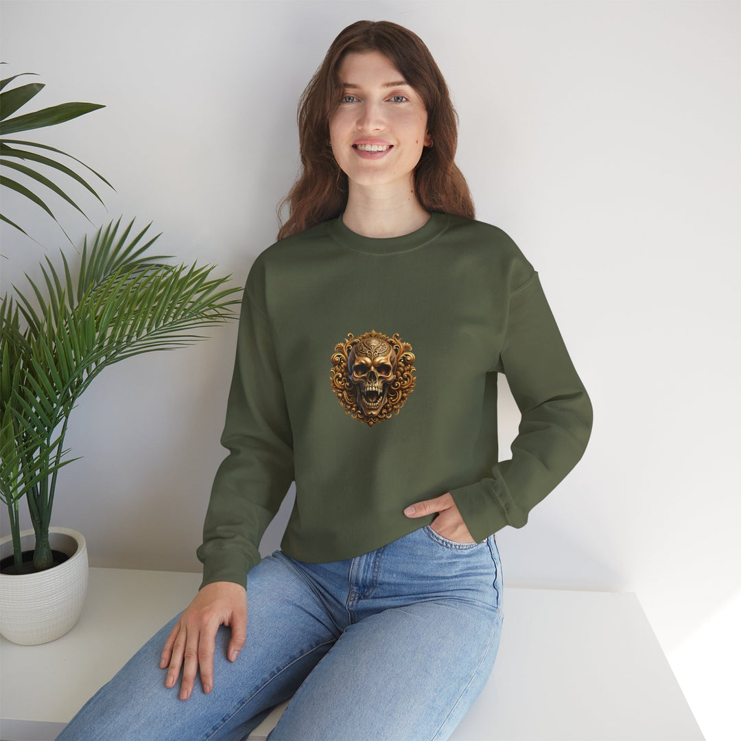Happy Halloween Acrostic Poem Sweatshirt - Skull