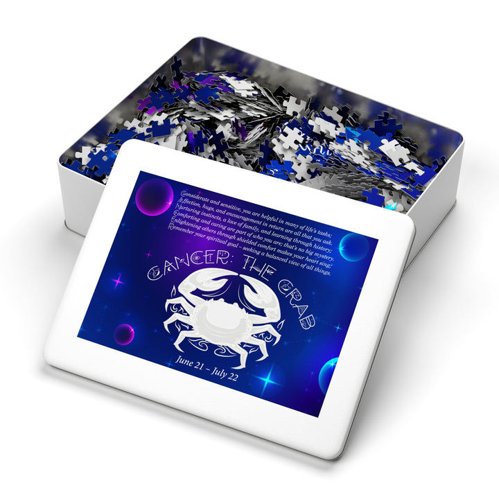 Cancer Acrostic Poem Puzzle - Tin Box