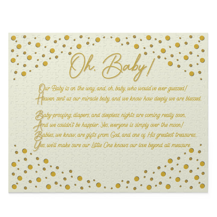 Oh, Baby! Acrostic Poem - No Personalization