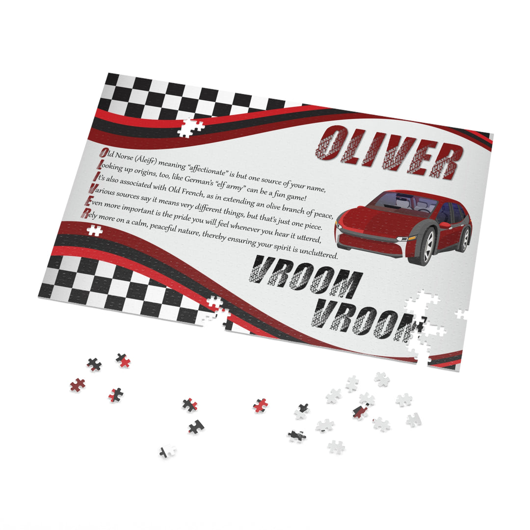 Namesakes Acrostic Poem Jigsaw Puzzle - Toy Cars