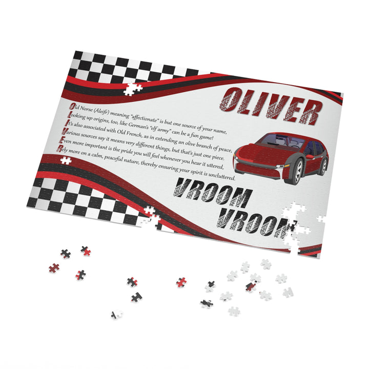 Namesakes Acrostic Poem Jigsaw Puzzle - Toy Cars