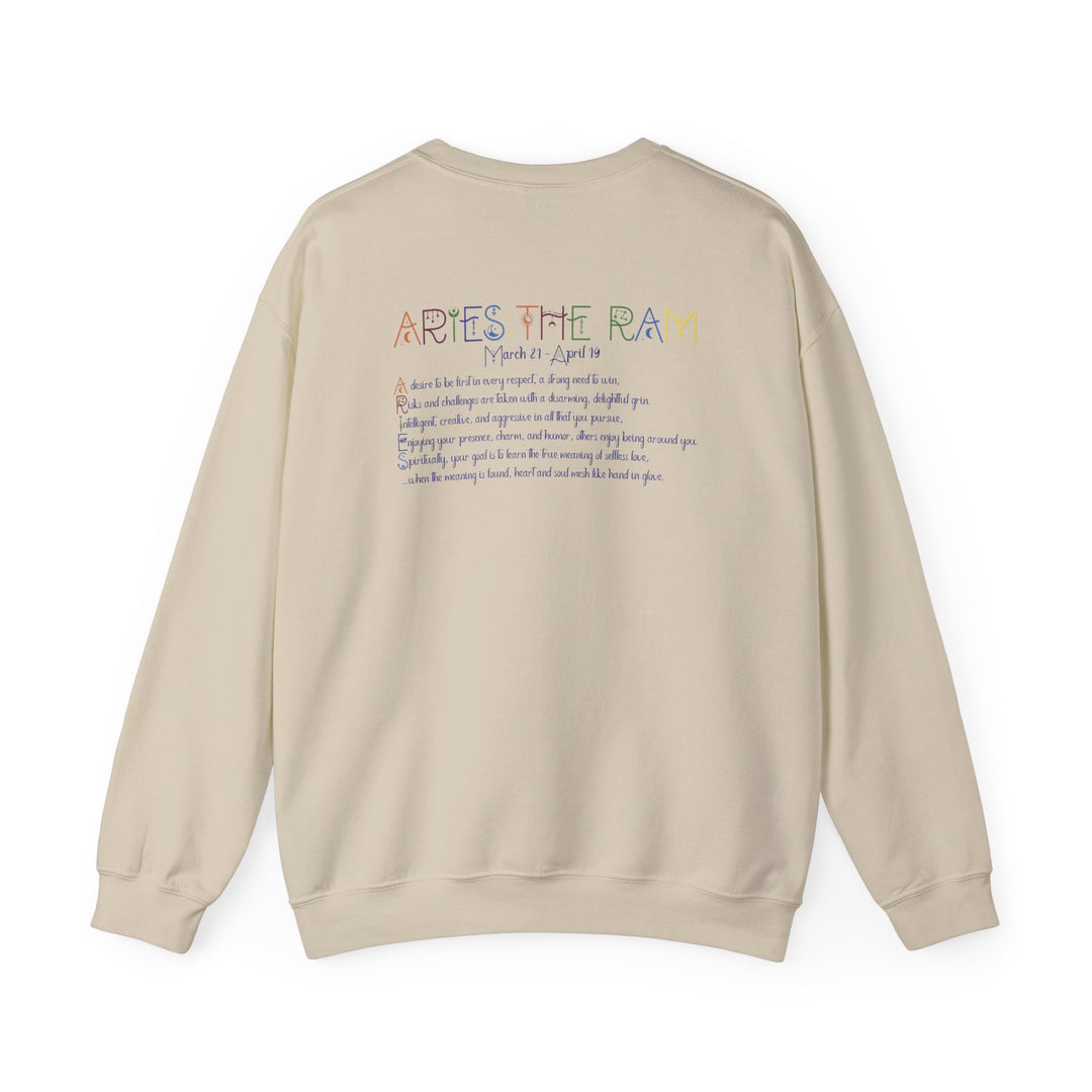 Aries Acrostic Poem Astrology Sweatshirt - Unisex