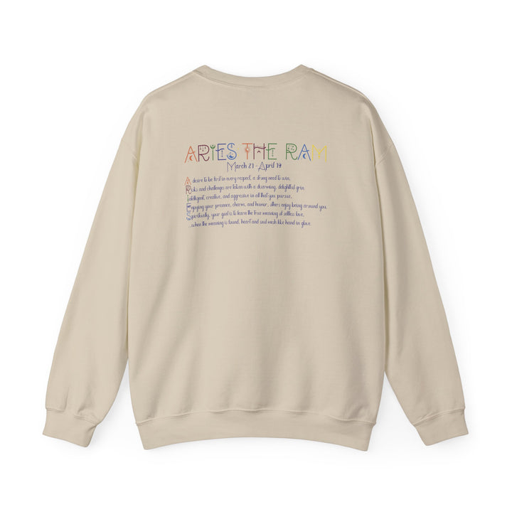 Aries Acrostic Poem Astrology Sweatshirt - Unisex