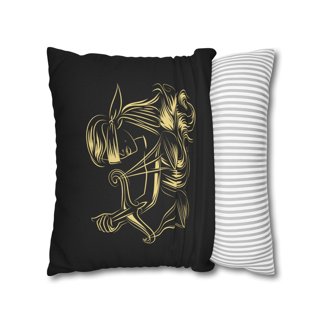 Libra Acrostic Poem Pillow Cover