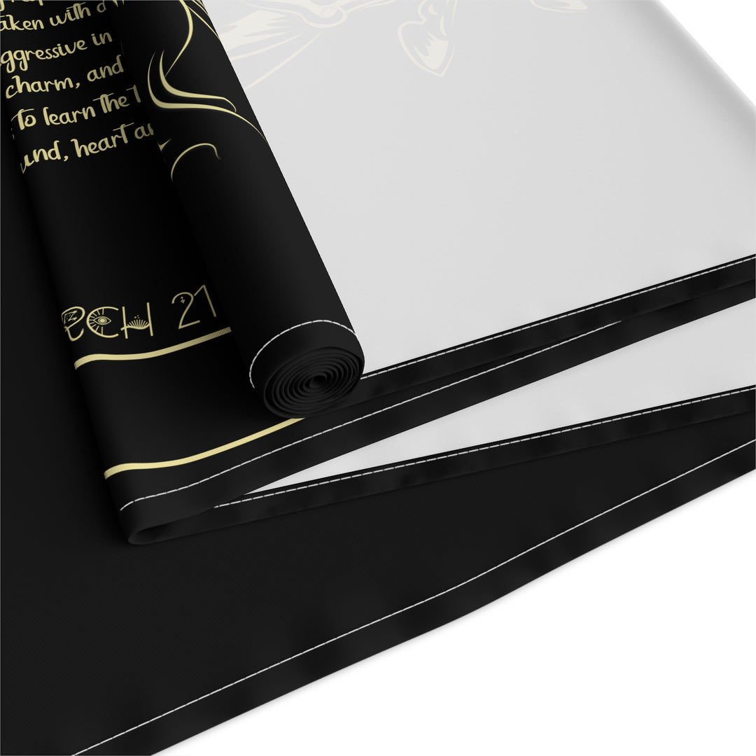 Aries Acrostic Poem Table Runner
