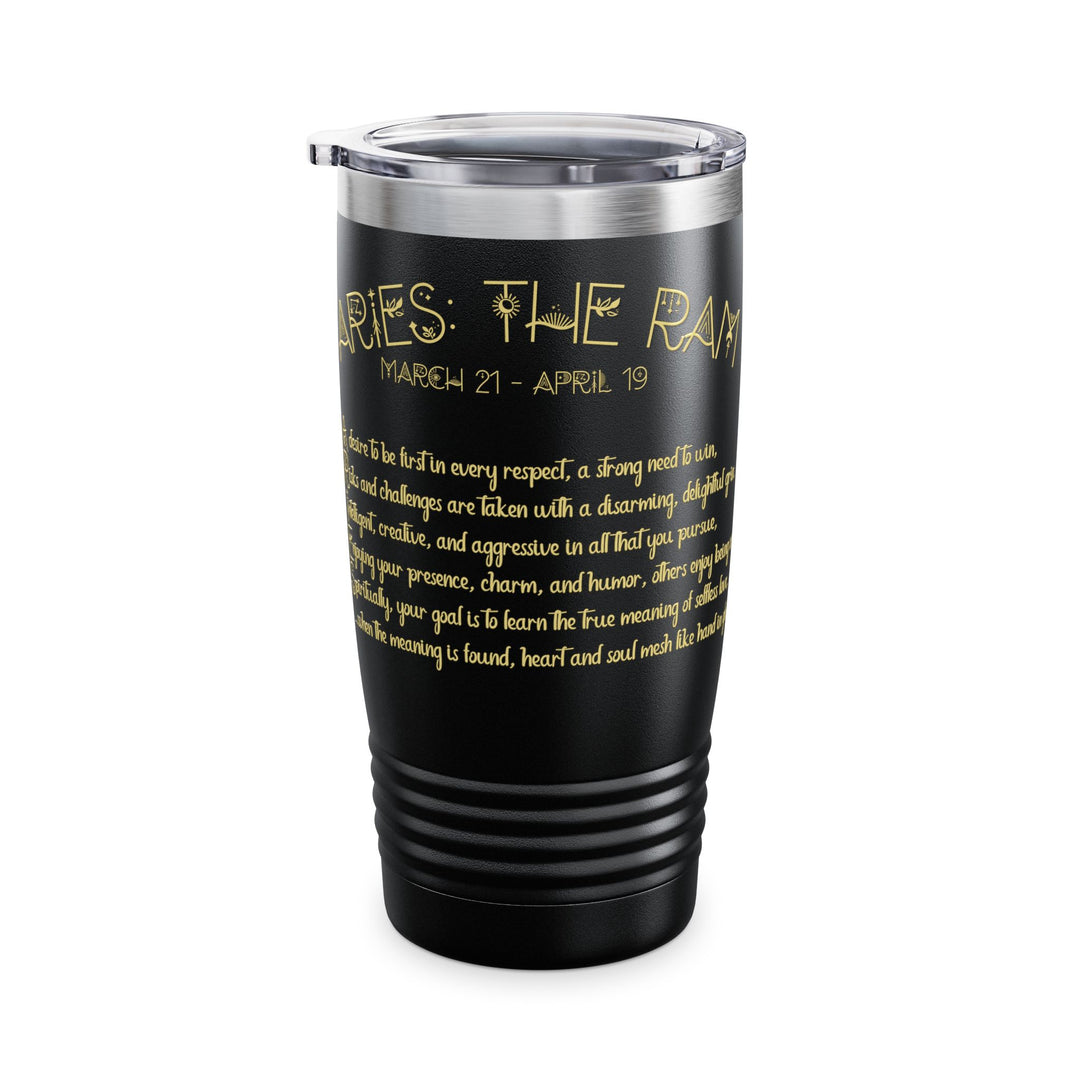 Aries Acrostic Poem Ringneck Tumbler - 20oz