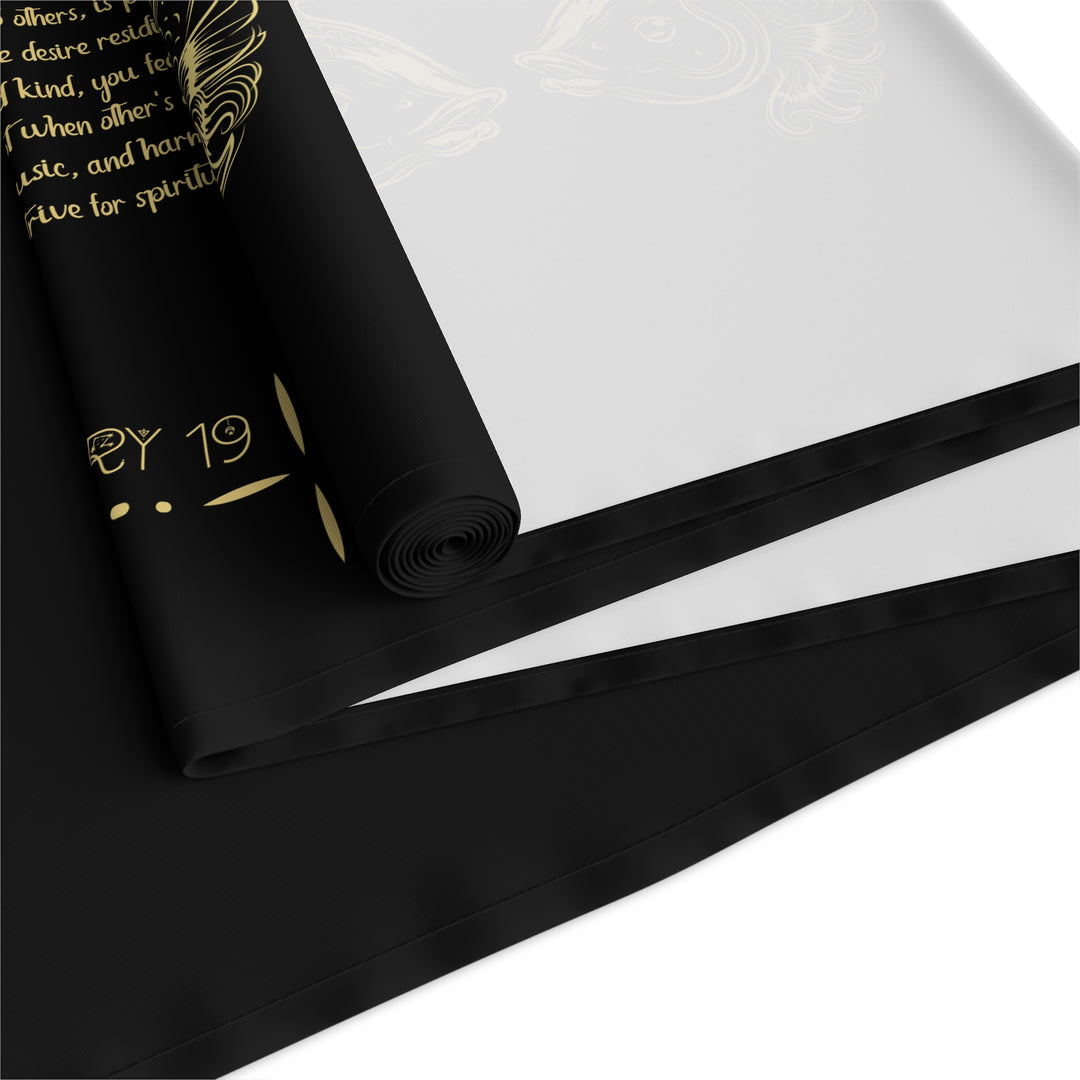 Pisces Acrostic Poem Table Runner