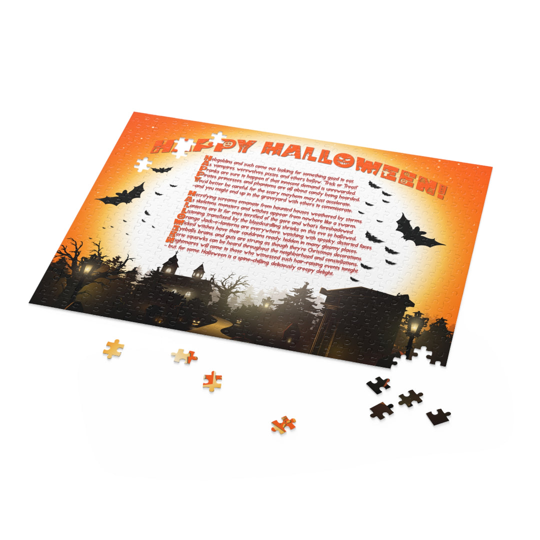 Happy Halloween Acrostic Poem Jigsaw Puzzle