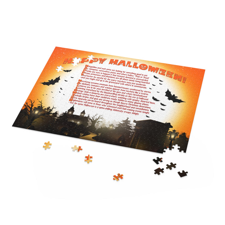 Happy Halloween Acrostic Poem Jigsaw Puzzle