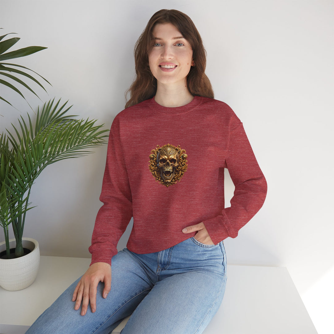 Happy Halloween Acrostic Poem Sweatshirt - Skull