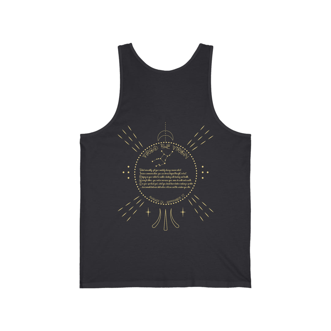 Written in the Stars Unisex Jersey Tank - Virgo