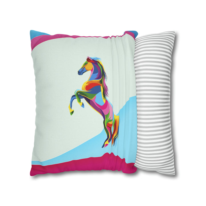 Namesakes Pillow Case Cover - Vibrant Horse Design