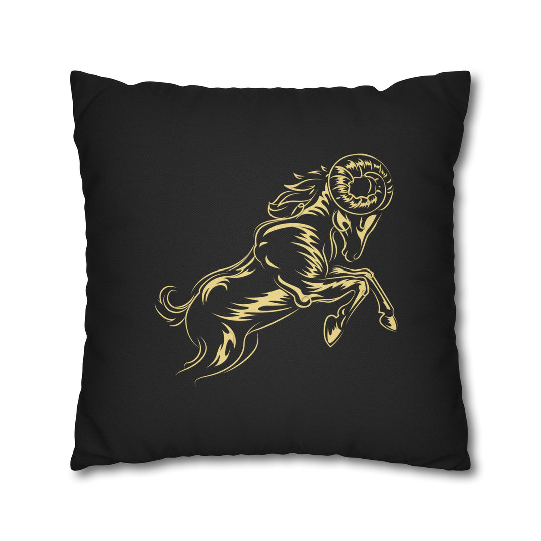 Aries Acrostic Poem Pillow Cover
