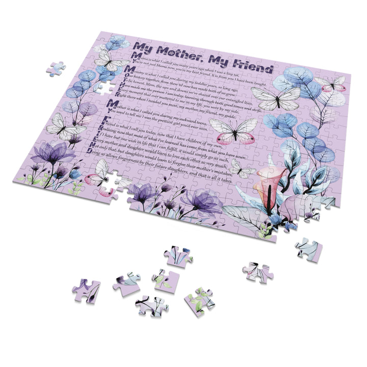 It's Just a Phrase Acrostic Poem Jigsaw Puzzle - My Mother, My Friend