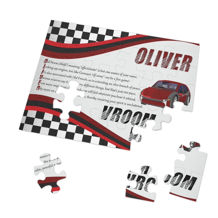 Namesakes Acrostic Poem Jigsaw Puzzle - Toy Cars