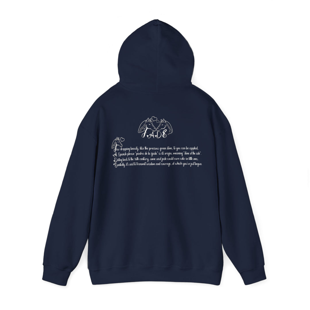 Namesakes, Personalized Acrostic Name Hoodie with Horse Graphic