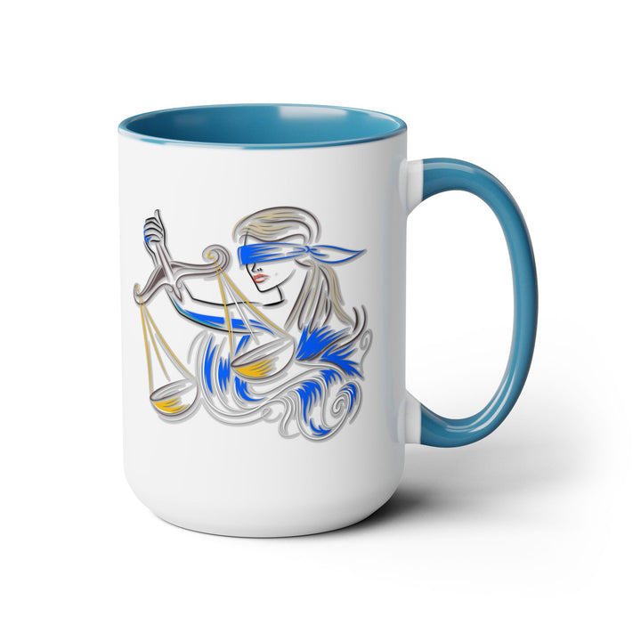 Libra Two-Tone Coffee Mugs - 15oz