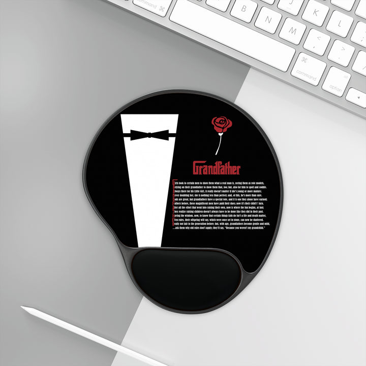 It's Just a Phrase Mouse Pad With Wrist Rest - Grandfather