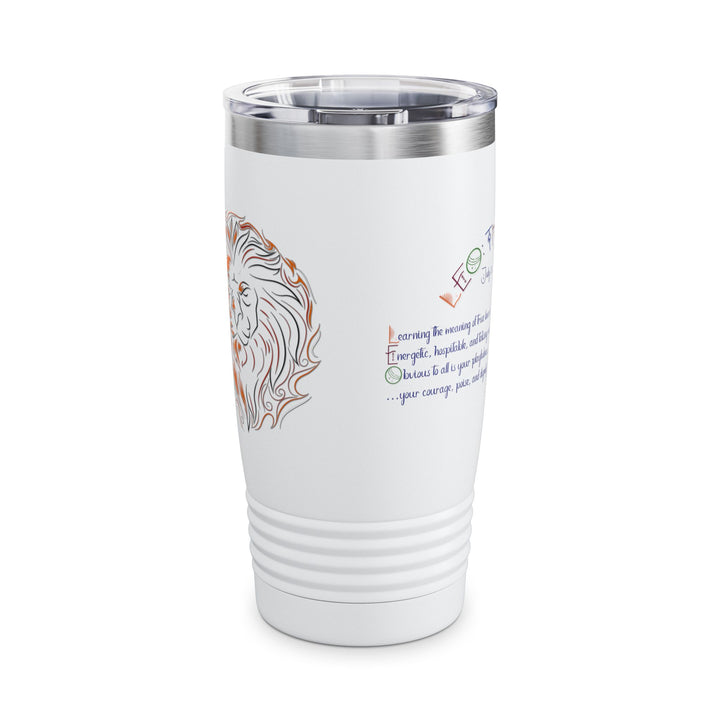 Leo Acrostic Poem Ringneck Tumbler - 20oz