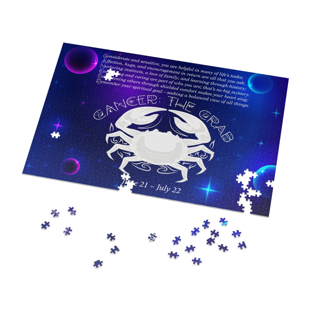 Cancer Acrostic Poem Puzzle - Tin Box