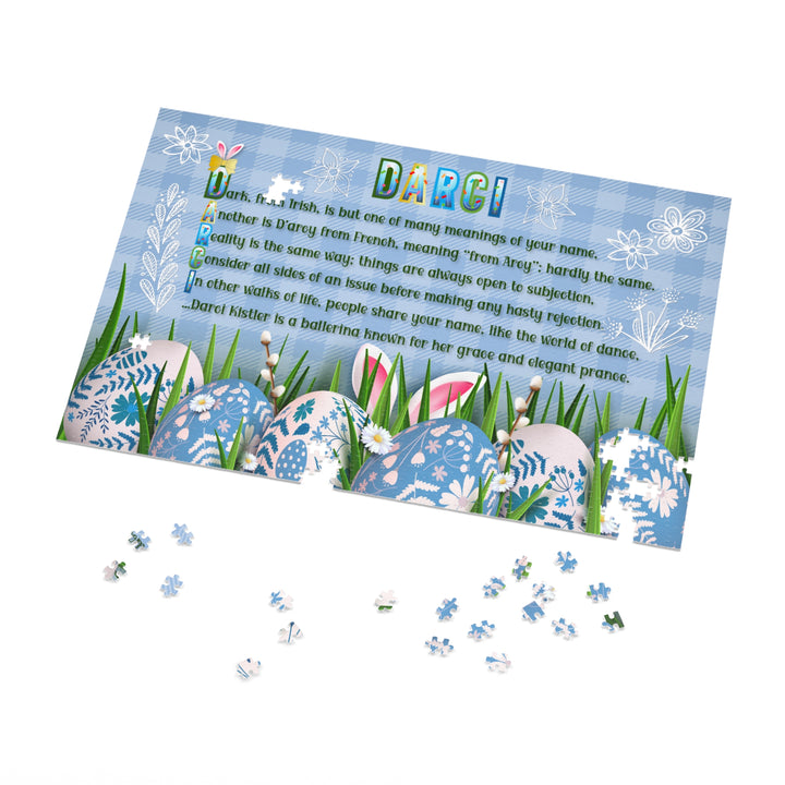Namesakes Acrostic Poem Jigsaw Puzzle - Easter Eggs