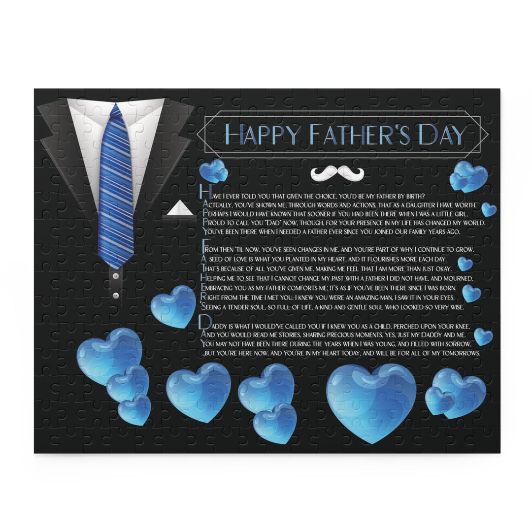 It's Just a Phrase "Happy Father's Day" Acrostic Puzzle for Step-Father