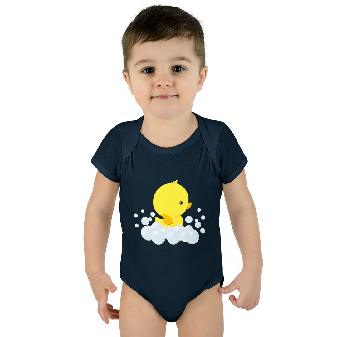 Baby Steps "It's a Boy" Acrostic Poem Bodysuit - Ducky Design