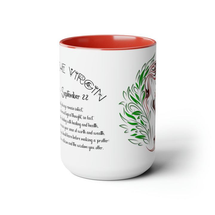 Written in the Stars Two-Tone Coffee Mugs - 15oz - Virgo