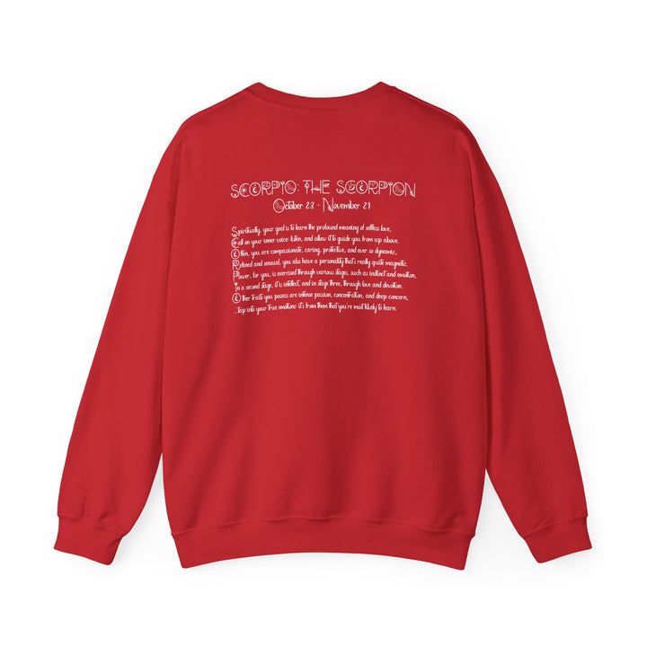 Scorpio Acrostic Poem Astrology Sweatshirt - Unisex