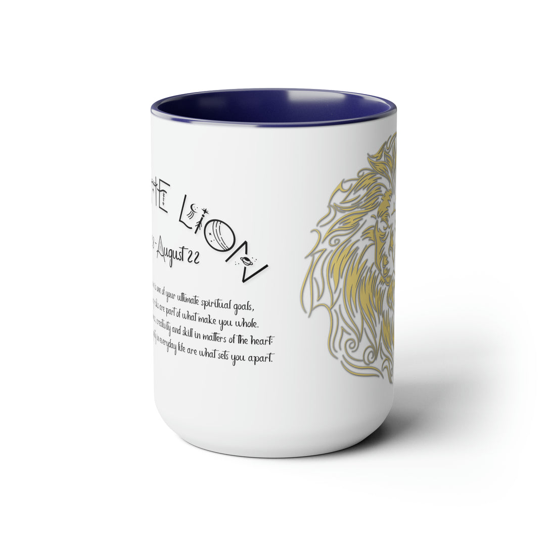 Written in the Stars Two-Tone Coffee Mugs - 15oz - Leo