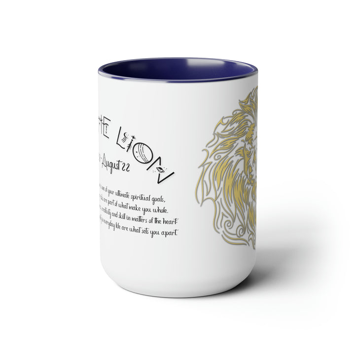 Written in the Stars Two-Tone Coffee Mugs - 15oz - Leo