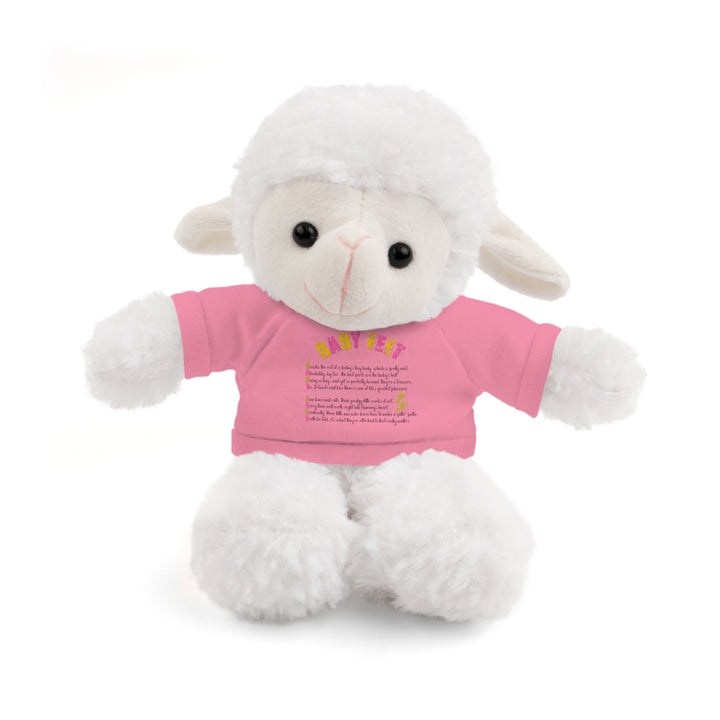 Baby Steps Stuffed Animals with Tee - Baby Feet - Gold Footprints