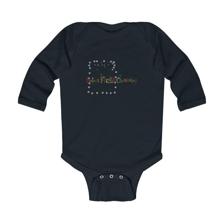 Baby’s First Christmas Acrostic Poem Infant Long Sleeve Bodysuit - Personalized